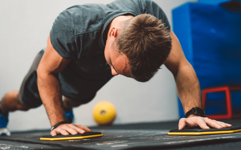 Push-ups are a great exercise for building chest muscles
